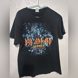 Def Leppard Tour Summer 2016 T shirt Size M